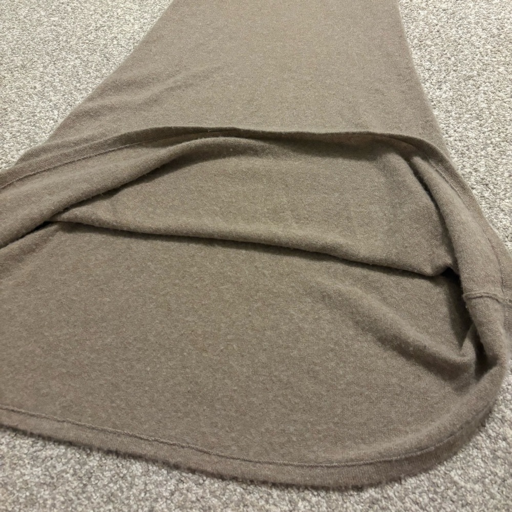 Ralph Lauren 100% Cashmere Turtleneck Sweater Dress Midi Long Sleeve Tan Brown - Picture 8 of 10